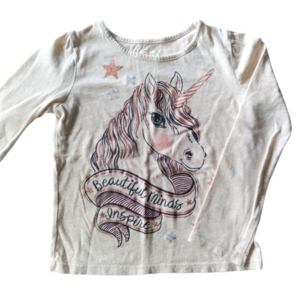 COPY - Bundle of 365 Kids Girls Sparkly Graphic Longsleeves